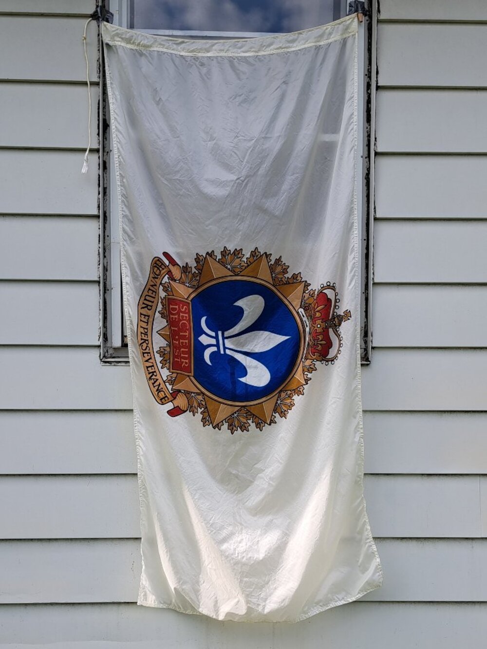 Canadian Military Flag Land Force Quebec Area 2nd Division